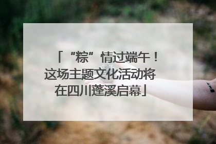 “粽”情过端午！这场主题文化活动将在四川蓬溪启幕
