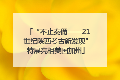 “不止秦俑——21世纪陕西考古新发现”特展亮相美国加州