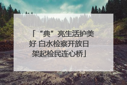 “典”亮生活护美好 白水检察开放日架起检民连心桥
