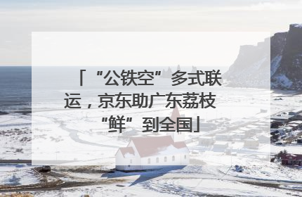 “公铁空”多式联运，京东助广东荔枝“鲜”到全国
