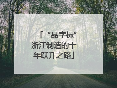 “品字标”浙江制造的十年跃升之路
