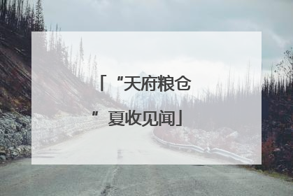 “天府粮仓”夏收见闻