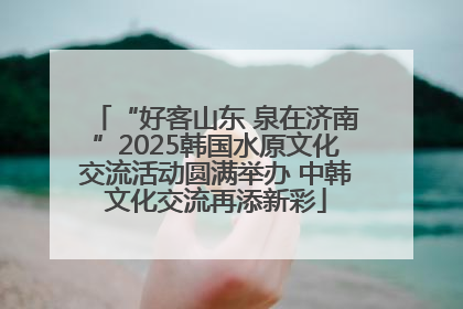 “好客山东 泉在济南”2025韩国水原文化交流活动圆满举办 中韩文化交流再添新彩