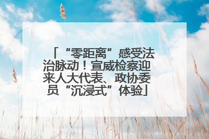“零距离”感受法治脉动！宣威检察迎来人大代表、政协委员“沉浸式”体验