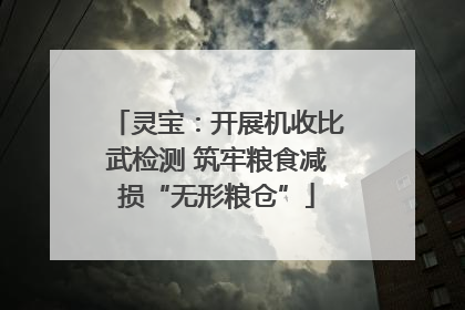 灵宝：开展机收比武检测 筑牢粮食减损“无形粮仓”