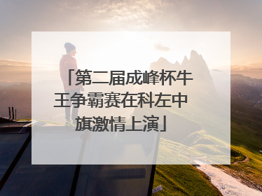 第二届成峰杯牛王争霸赛在科左中旗激情上演