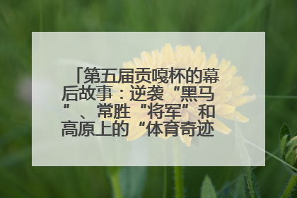 第五届贡嘎杯的幕后故事：逆袭“黑马”、常胜“将军”和高原上的“体育奇迹”丨微纪录