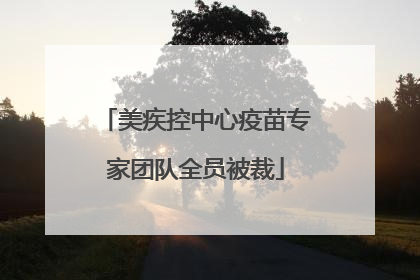 美疾控中心疫苗专家团队全员被裁