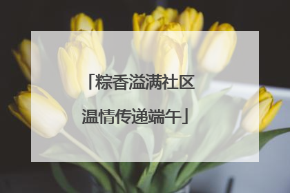 粽香溢满社区 温情传递端午