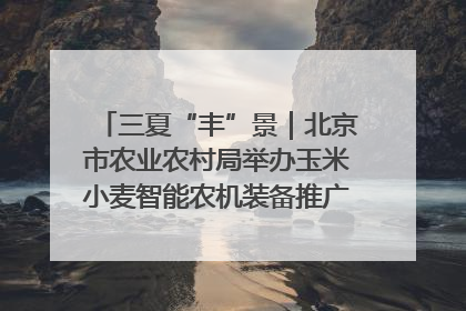 三夏“丰”景｜北京市农业农村局举办玉米小麦智能农机装备推广“田间日”活动