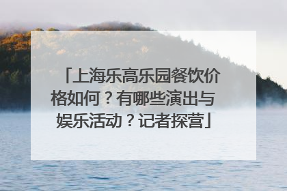 上海乐高乐园餐饮价格如何？有哪些演出与娱乐活动？记者探营