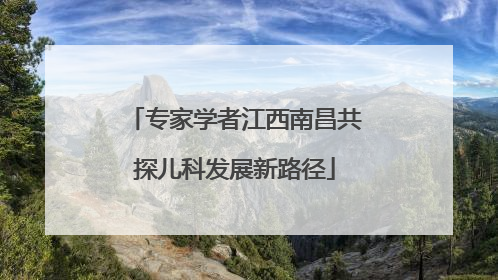 专家学者江西南昌共探儿科发展新路径