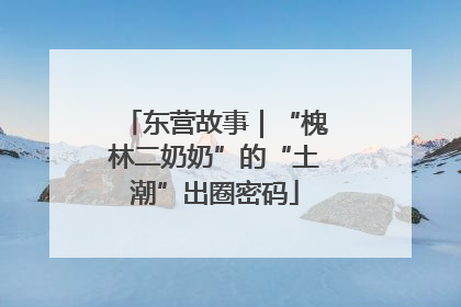 东营故事｜“槐林二奶奶”的“土潮”出圈密码