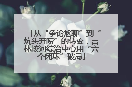 从“争论尬聊”到“炕头开唠”的转变，吉林蛟河综治中心用“六个闭环”破局