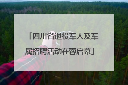 四川省退役军人及军属招聘活动在蓉启幕