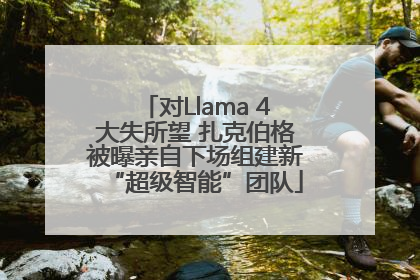 对Llama 4大失所望 扎克伯格被曝亲自下场组建新“超级智能”团队