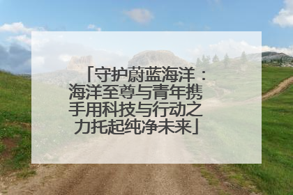 守护蔚蓝海洋：海洋至尊与青年携手用科技与行动之力托起纯净未来
