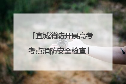 宜城消防开展高考考点消防安全检查