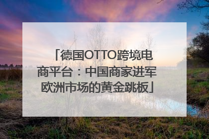 德国OTTO跨境电商平台：中国商家进军欧洲市场的黄金跳板