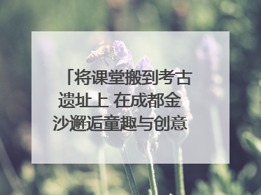 将课堂搬到考古遗址上 在成都金沙邂逅童趣与创意的青铜文化盛宴｜文化中国行