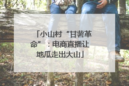 小山村“甘薯革命”：电商直播让地瓜走出大山