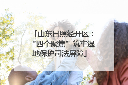 山东日照经开区：“四个聚焦”筑牢湿地保护司法屏障