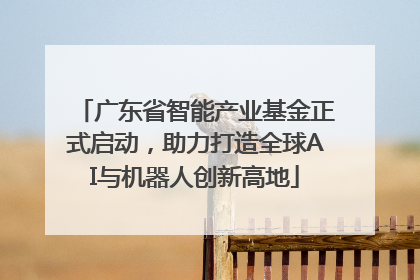 广东省智能产业基金正式启动，助力打造全球AI与机器人创新高地
