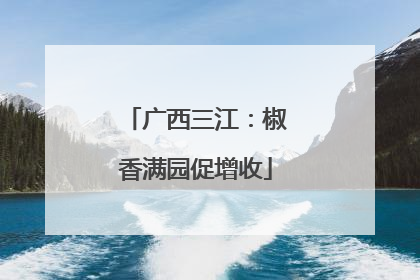 广西三江：椒香满园促增收