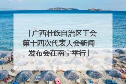 广西壮族自治区工会第十四次代表大会新闻发布会在南宁举行