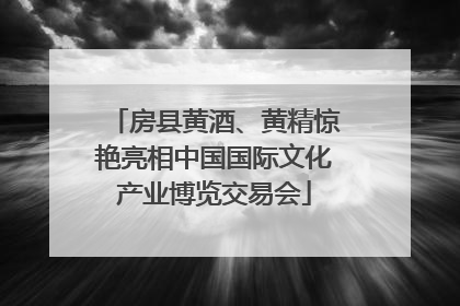房县黄酒、黄精惊艳亮相中国国际文化产业博览交易会