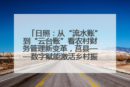 日照：从“流水账”到“云台账”看农村财务管理新变革，莒县——数字赋能激活乡村振兴“一池春水”