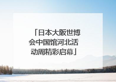 日本大阪世博会中国馆河北活动周精彩启幕