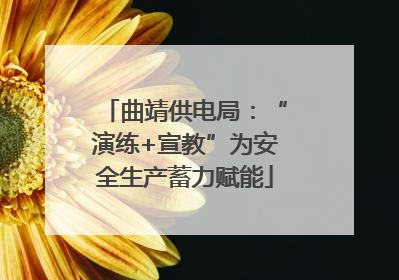 曲靖供电局：“演练+宣教”为安全生产蓄力赋能