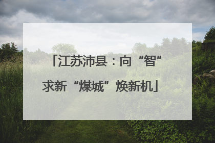 江苏沛县：向“智”求新“煤城”焕新机