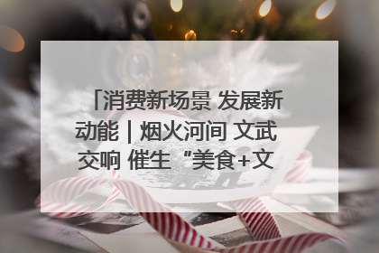 消费新场景 发展新动能｜烟火河间 文武交响 催生“美食+文化”消费新场景