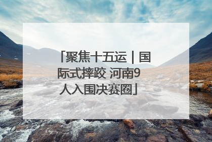 聚焦十五运｜国际式摔跤 河南9人入围决赛圈