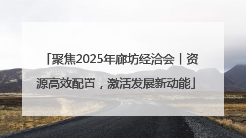 聚焦2025年廊坊经洽会丨资源高效配置，激活发展新动能