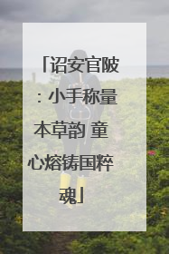诏安官陂：小手称量本草韵 童心熔铸国粹魂