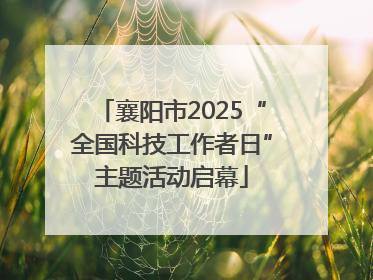 襄阳市2025“全国科技工作者日”主题活动启幕