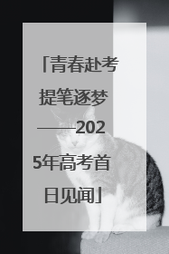 青春赴考 提笔逐梦——2025年高考首日见闻