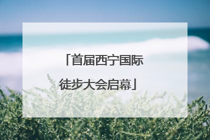 首届西宁国际徒步大会启幕