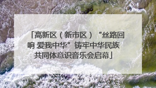 高新区（新市区）“丝路回响 爱我中华”铸牢中华民族共同体意识音乐会启幕