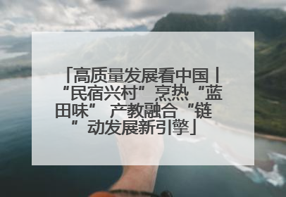 高质量发展看中国丨“民宿兴村”烹热“蓝田味” 产教融合“链”动发展新引擎