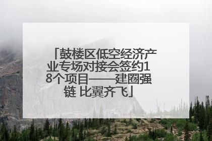 鼓楼区低空经济产业专场对接会签约18个项目——建圈强链 比翼齐飞