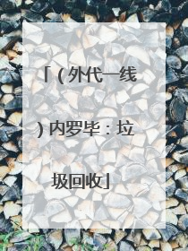 （外代一线）内罗毕：垃圾回收