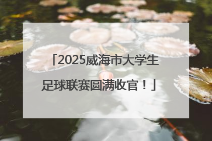 2025威海市大学生足球联赛圆满收官！