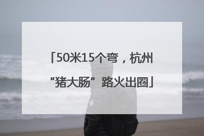50米15个弯，杭州“猪大肠”路火出圈