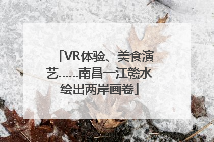 VR体验、美食演艺……南昌一江赣水绘出两岸画卷